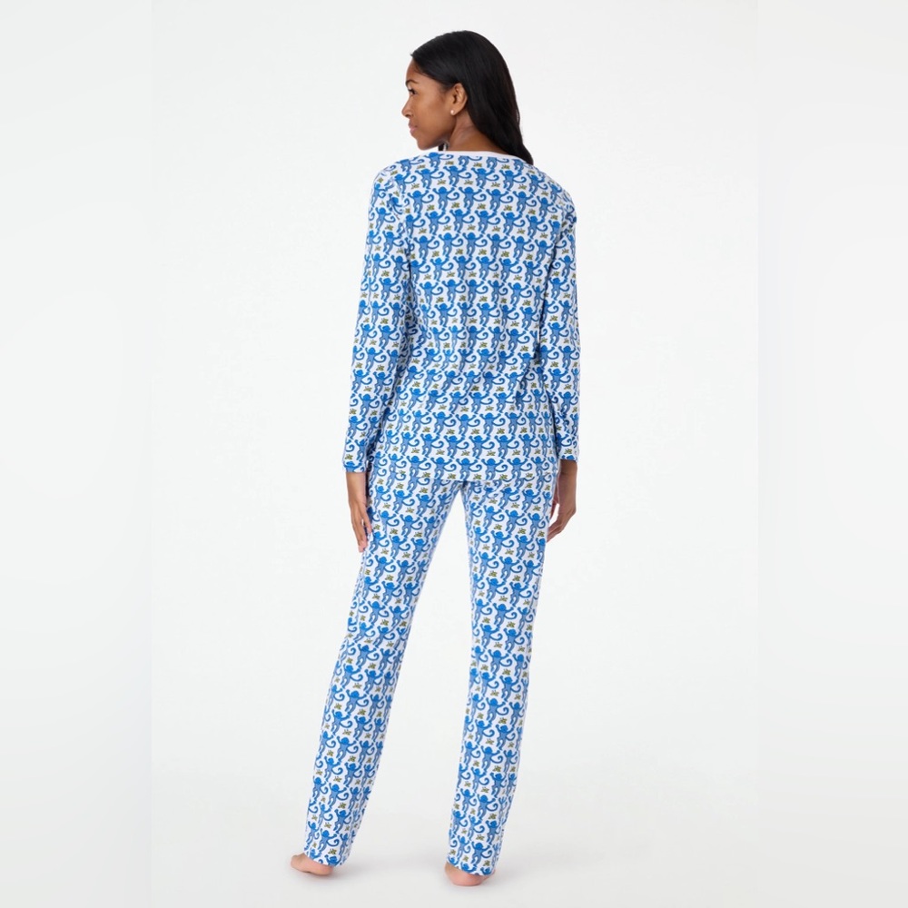 Roller Rabbit Monkey Pajamas Set - image 2